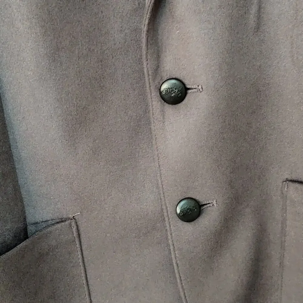 WFF by Farah Designer Series Charcoal Microfiber Suede Sports Coat Blazer